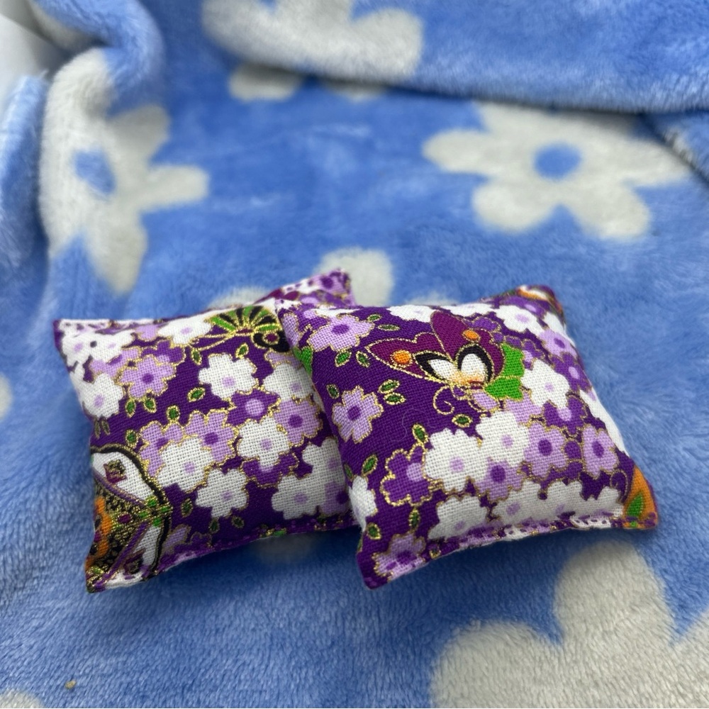 Floral Purple Miniature Pillows